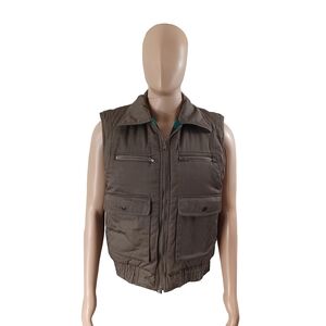 MEN'S BRANDED LION REVERSABLE UTILITY FIELD VEST SIZE M